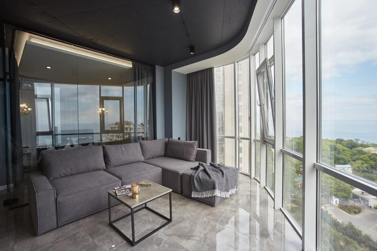 Gagarin Plaza Luxury Sea View Apartments Odesa Exterior foto